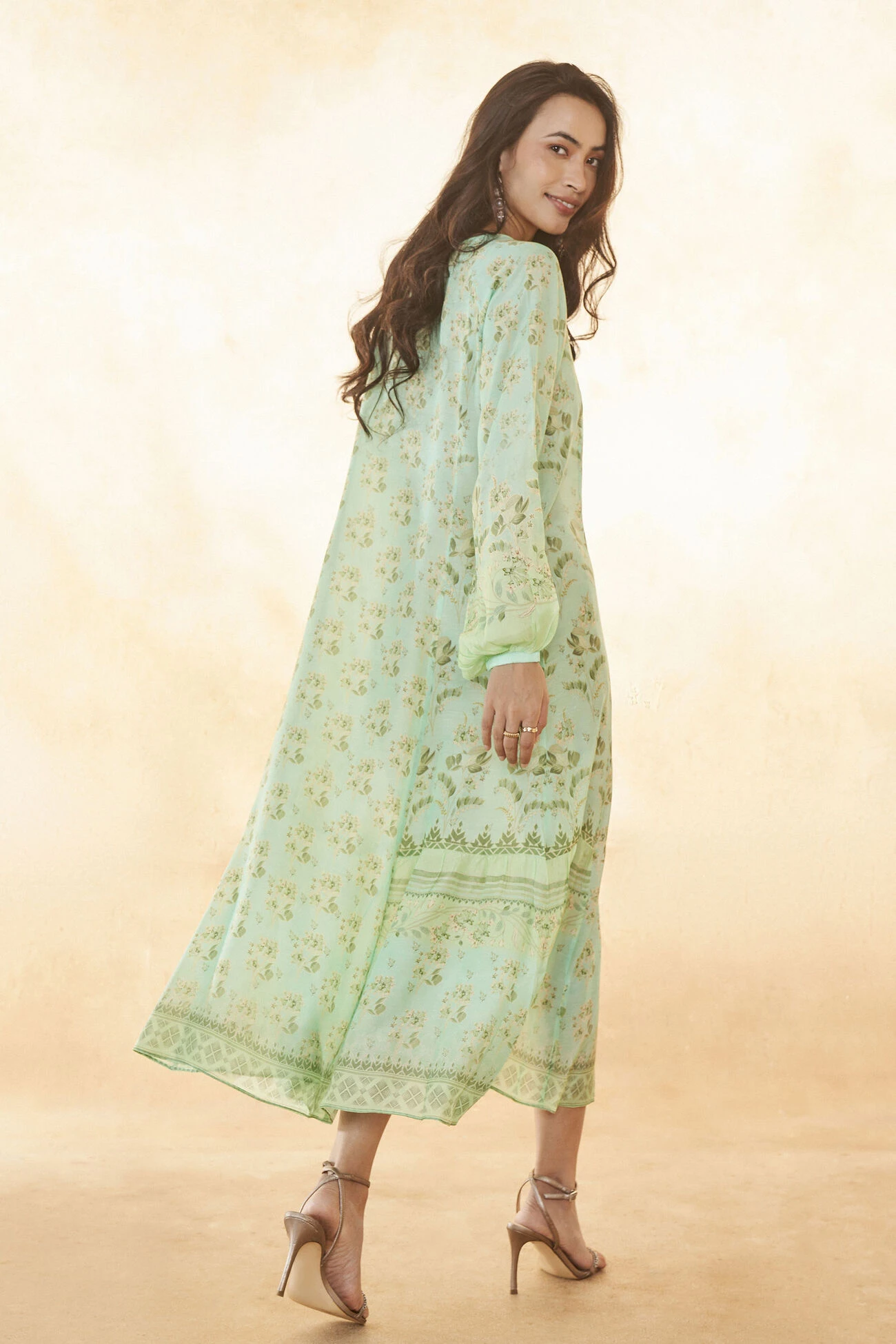 Jarek Tunic Dress - Green 3 Jarek Tunic Dress - Green - Image 3