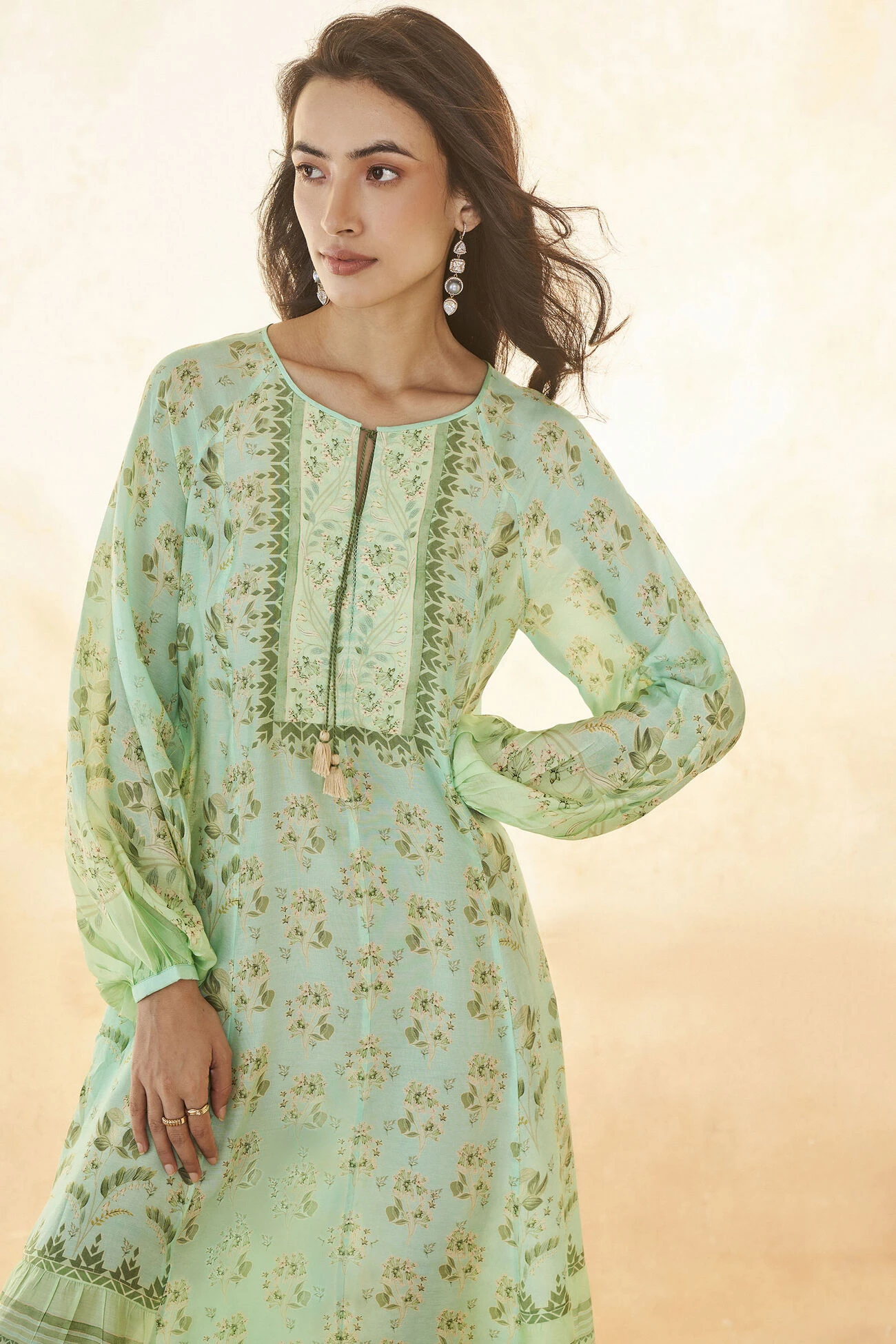 Jarek Tunic Dress - Green 4 Jarek Tunic Dress - Green - Image 4