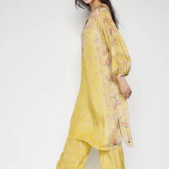 Nisho Kurta Set - Yellow -Abhinaya shop S23SN37 Yellow 3