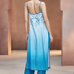 Alani Kurta Set - Blue 7 Alani Kurta Set - Blue -Abhinaya shop S23SN5 Blue 3