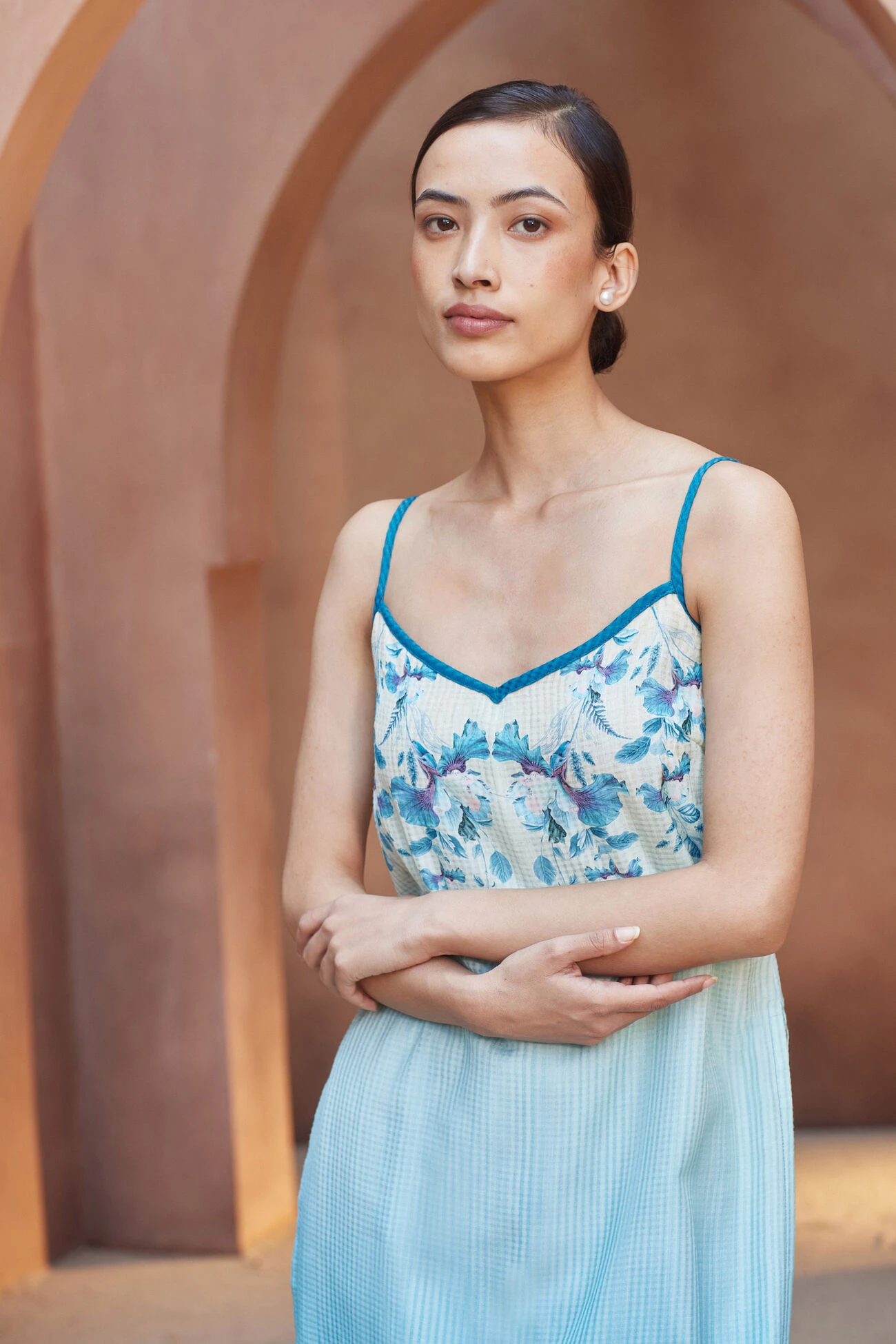 Alani Kurta Set - Blue 4 Alani Kurta Set - Blue - Image 4