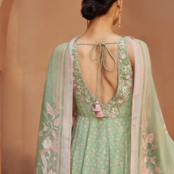 Floriana Suit Set - Sage -Abhinaya shop S23SN9 Sage 5