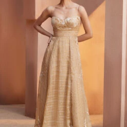 Nusayba Gown - Flesh