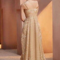 Nusayba Gown - Flesh 7 Nusayba Gown - Flesh -Abhinaya shop S23SR6 Nude 3