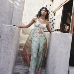 Zumena Suit Set - Sage Green