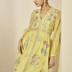 Rhapsody Kaftan - Yellow -Abhinaya shop S24A9K YELLOW 6