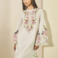 Anemone Kaftan - Natural -Abhinaya shop S24SN11K Natural 3
