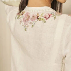 Anemone Kaftan - Natural -Abhinaya shop S24SN11K Natural 6