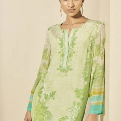 Mongo Kaftan - Lime -Abhinaya shop S24SP15K Kaftan 4