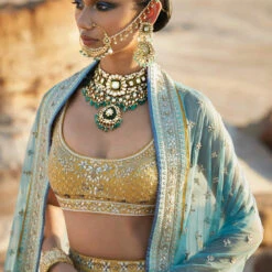 Kivyaa Lehenga -Abhinaya shop SS19RR244LCDD1 Mustard 3201