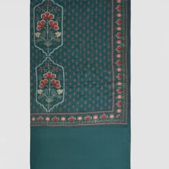 Cynara Lehenga -Abhinaya shop SS20MBA072 EmeraldGreen Dupatta