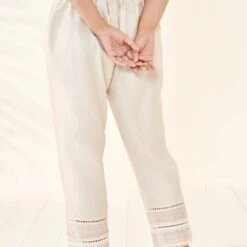 Naini Trousers - Natural -Abhinaya shop ad corejh16 natural 3