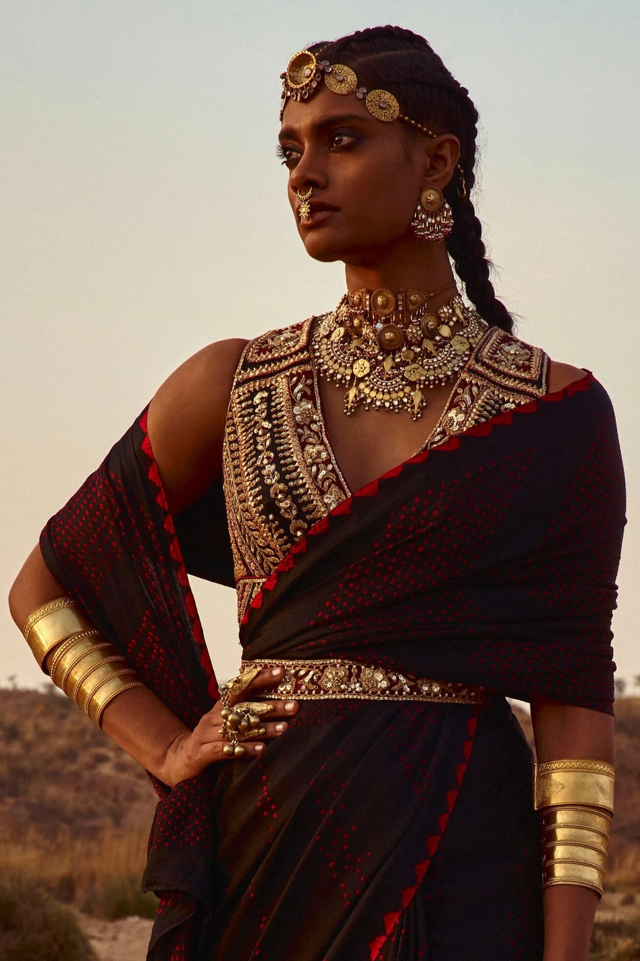 Deetya Choli - Black 1 Deetya Choli - Black