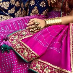 Mihik Bandhani Lehenga Set – Purple 9 Mihik Bandhani Lehenga Set – Purple -Abhinaya shop ad f21p77 lcd purple 2