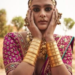 Mihik Bandhani Lehenga Set – Purple 8 Mihik Bandhani Lehenga Set – Purple -Abhinaya shop ad f21p77lcd purple 3