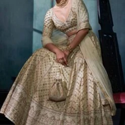 Ananta Lehenga Set – Gold 5 Ananta Lehenga Set – Gold -Abhinaya shop ad f21r30lcd gold 2