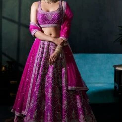 Gayatri Lehenga Set – Vivid Violet