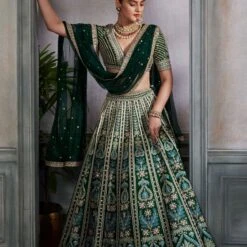 Rooma Lehenga Set – Green