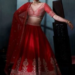 Janki Lehenga Set – Red