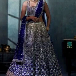 Pranja Lehenga Set – Navy Blue