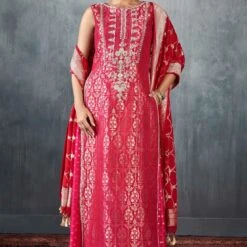 Vaishi Sharara Set - Red