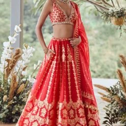 Alethi-Lehenga-Red