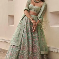 Lovestruck Lehenga - Aqua