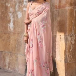 Alyssa Saree Set – Blush