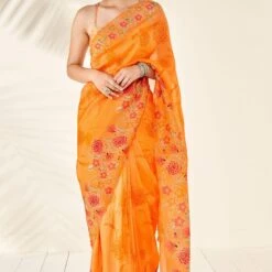Anya Saree – Orange