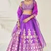 Amari Lehenga Set - Purple