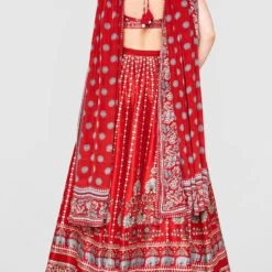 Neysa Lehenga -Abhinaya shop fw19rrm251 red 4