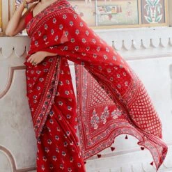 Harisha Saree-Red