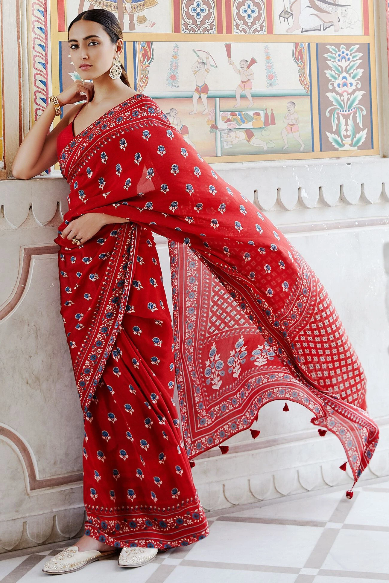 Harisha Saree-Red 1 Harisha Saree-Red