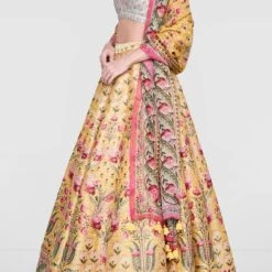 Nirvi Lehenga -Abhinaya shop ss19mba208 yellow 3