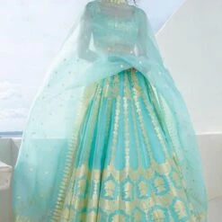 Alethi Lehenga-Powder Blue